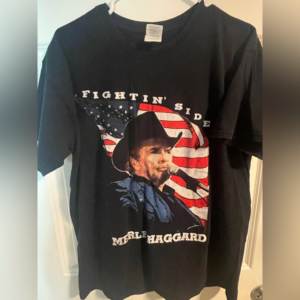 Vintage Merle haggard band t-shirt